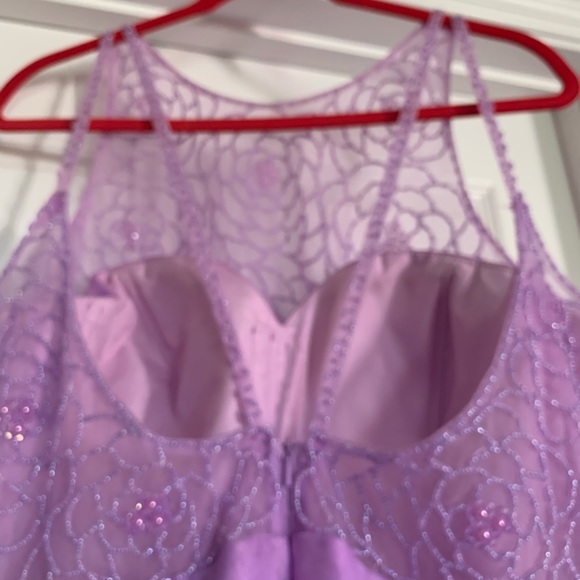 Prom dress with beads.  Voilet - Picture 3 of 3